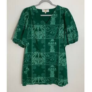 ANNA CATE HALEY DRESS - HUNTER TILE size large